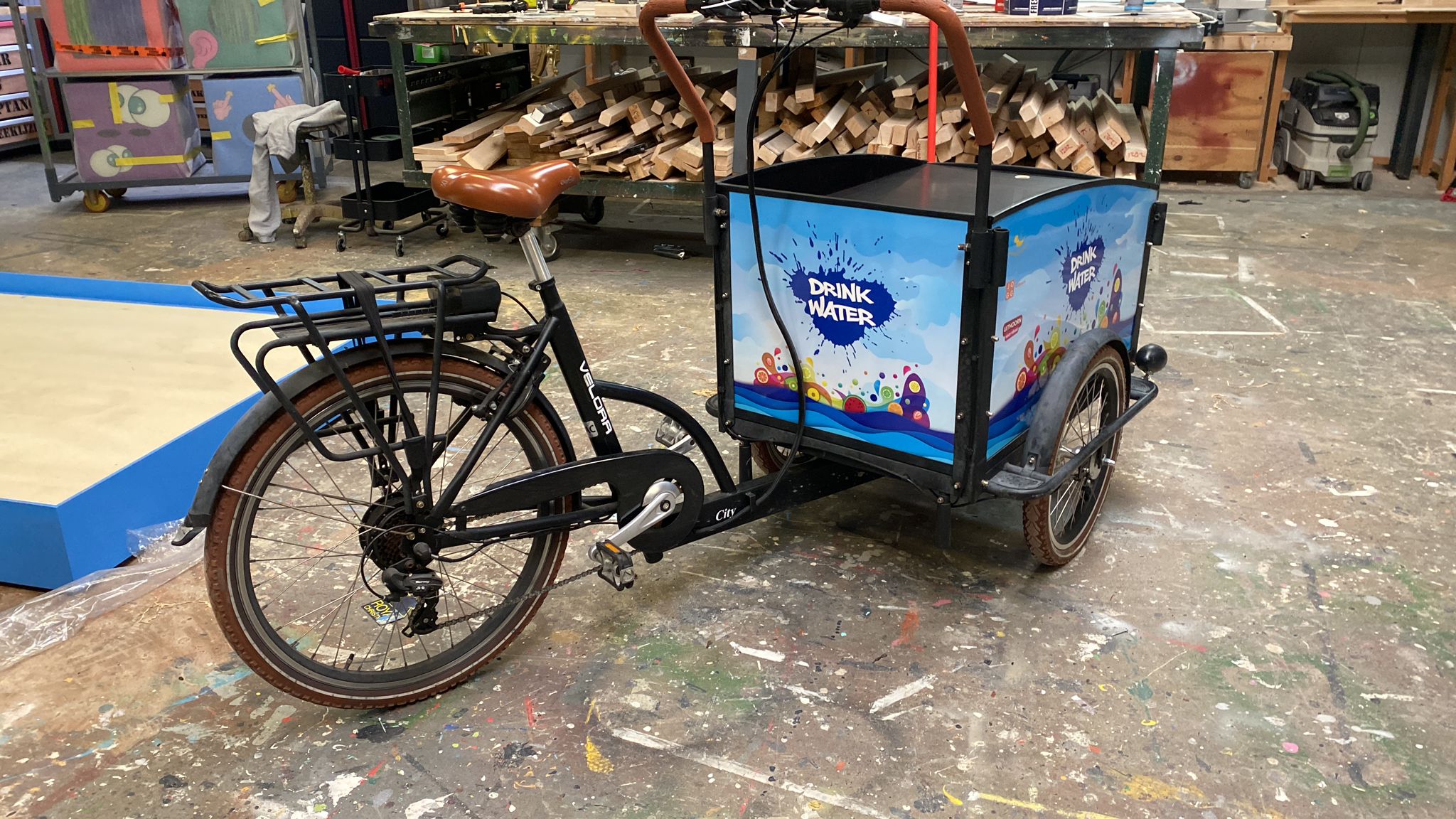 Bakfiets decoreren